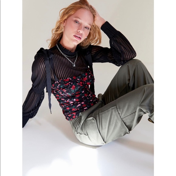 Floral bustier tank top - Picture 6 of 7